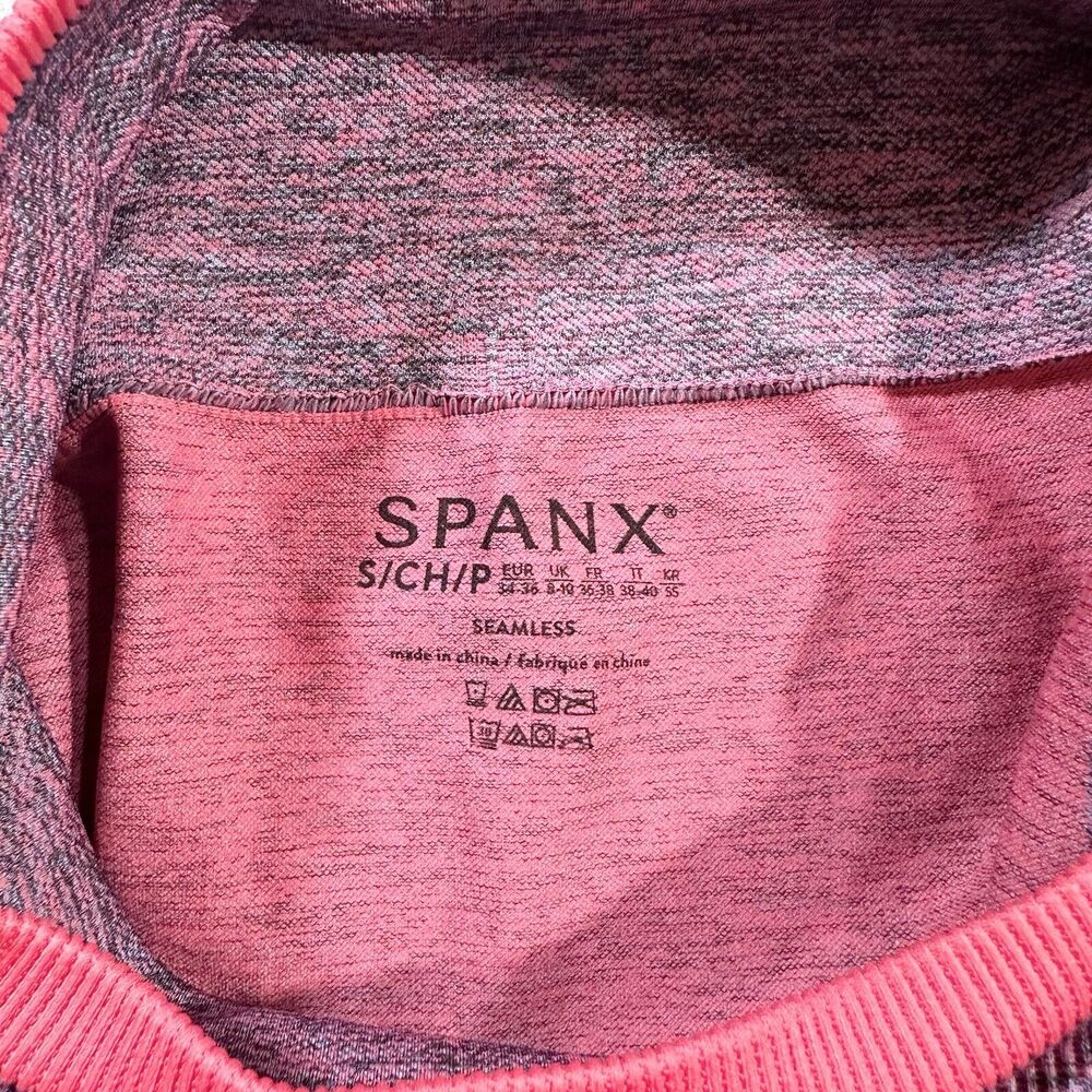 Spanx Seamless Sculpt Legging Spacedye Coral Punch sz S 50285R Womens - Picture 6 of 8